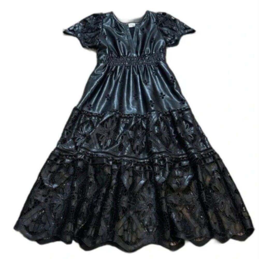 Anthropologie Somerset Maxi Dress Women's S Whimsigoth Gothic Lace - Picture 4 of 16